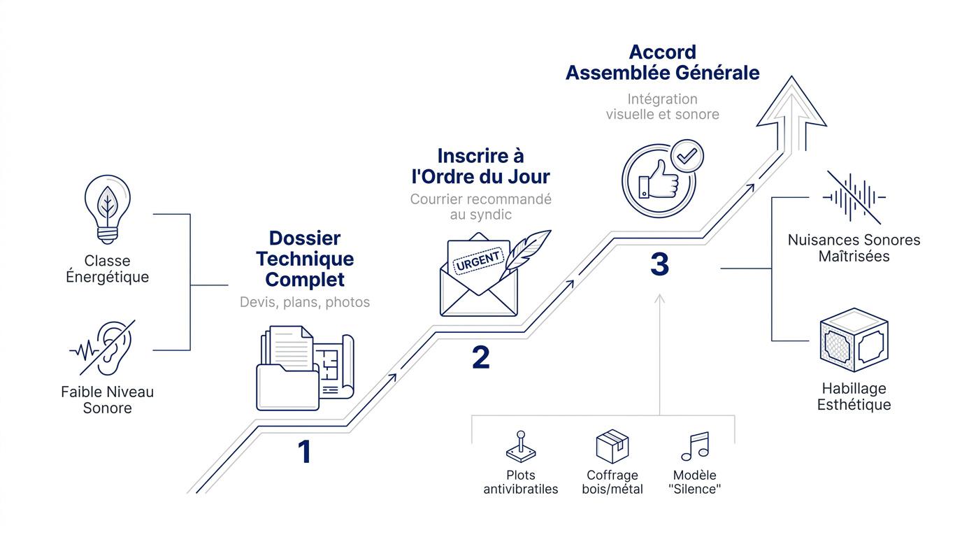 Dossier technique pour climatisation en copropriété