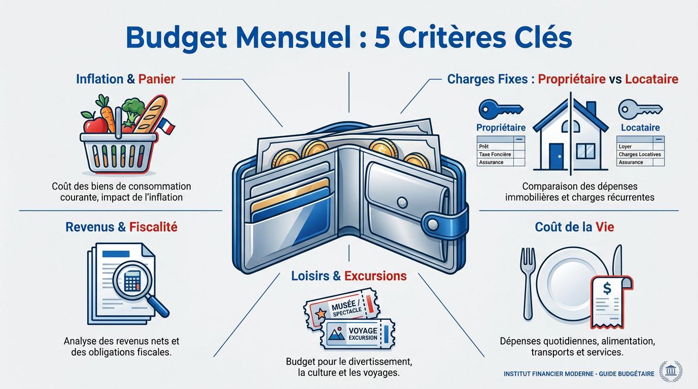 Graphique des dépenses mensuelles pour une retraite au Portugal