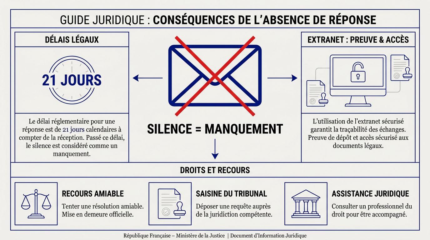 Guide juridique pour les recours contre un syndic injoignable