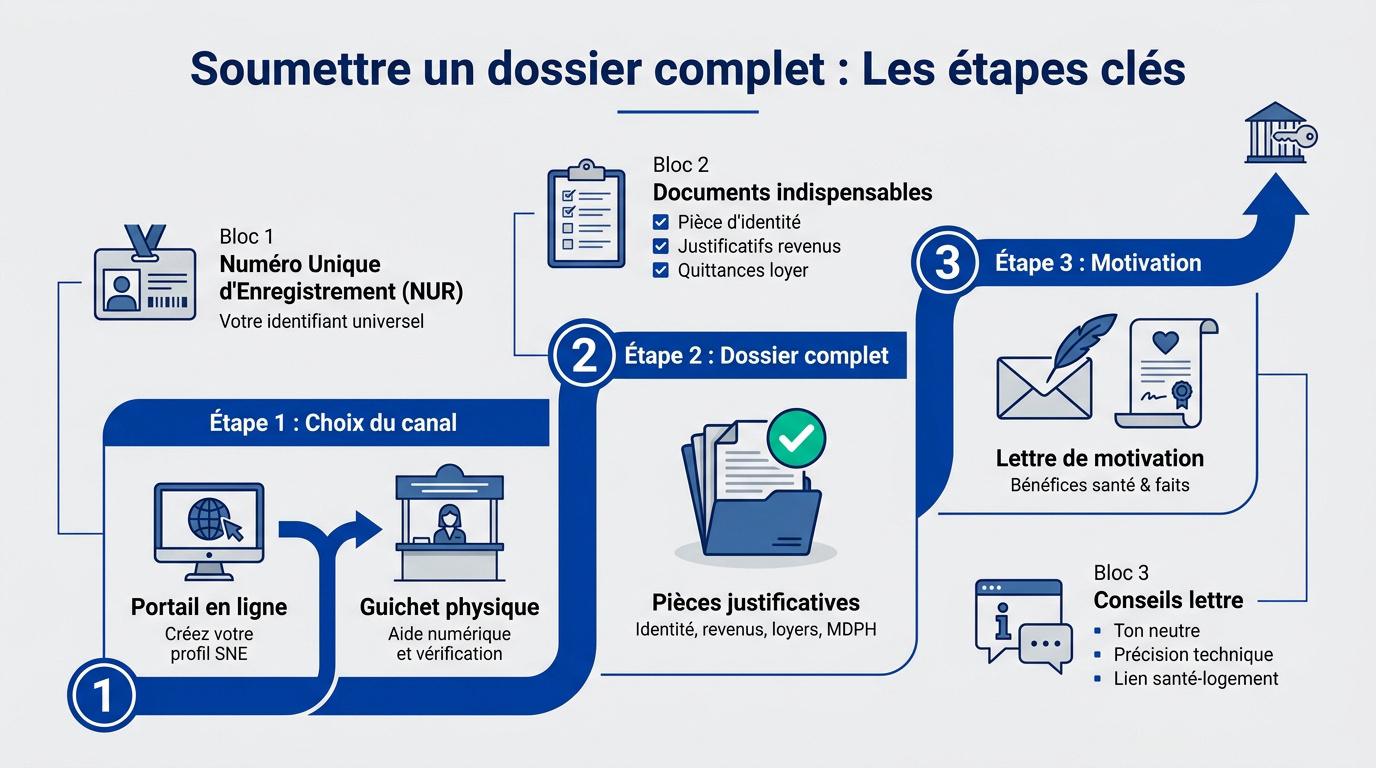 Étapes clés pour un dossier de mutation HLM