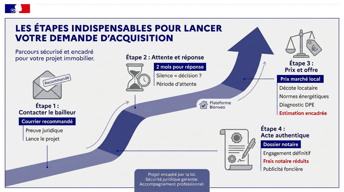Processus administratif pour l'achat d'un logement social HLM